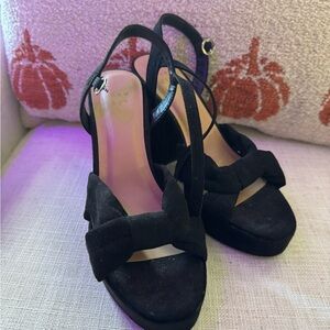 a new day Elegant Black Slingback Heels